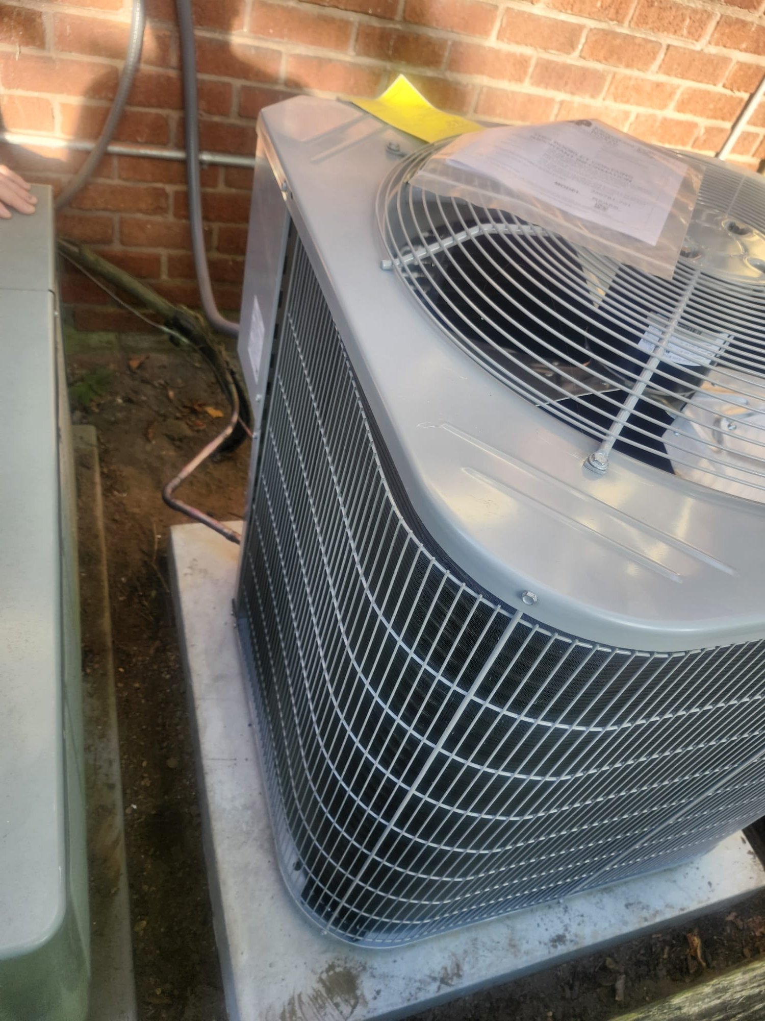 Outdoor unit after installation