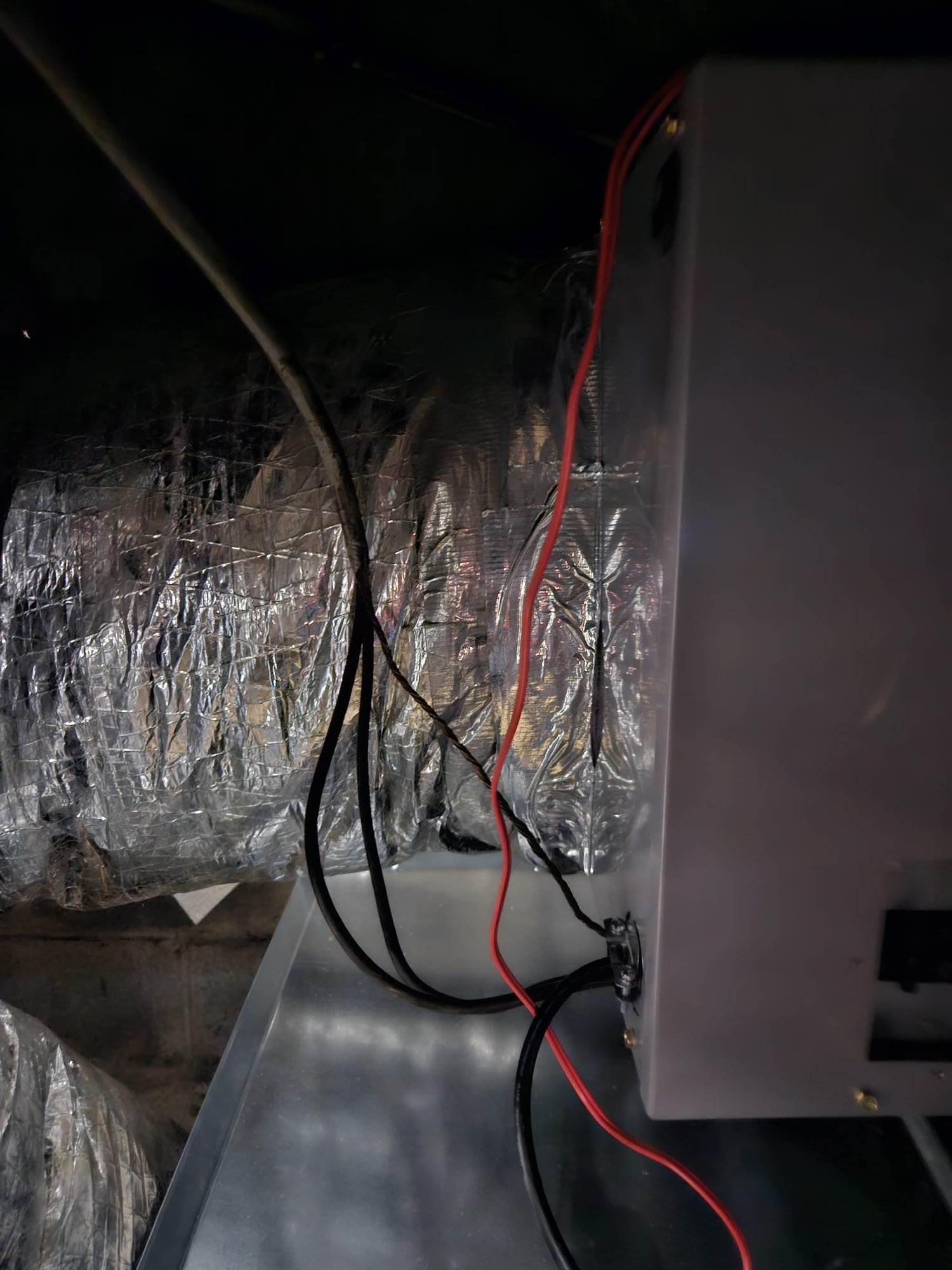 Neat Duct and Wiring