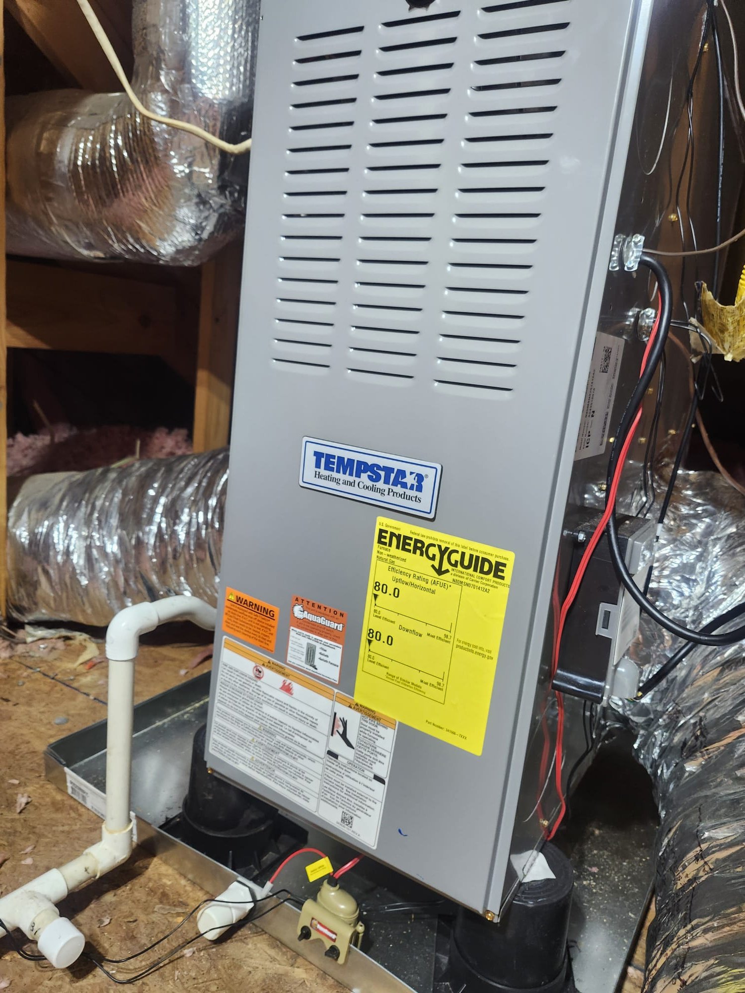 New Tempstar Furnace Installation