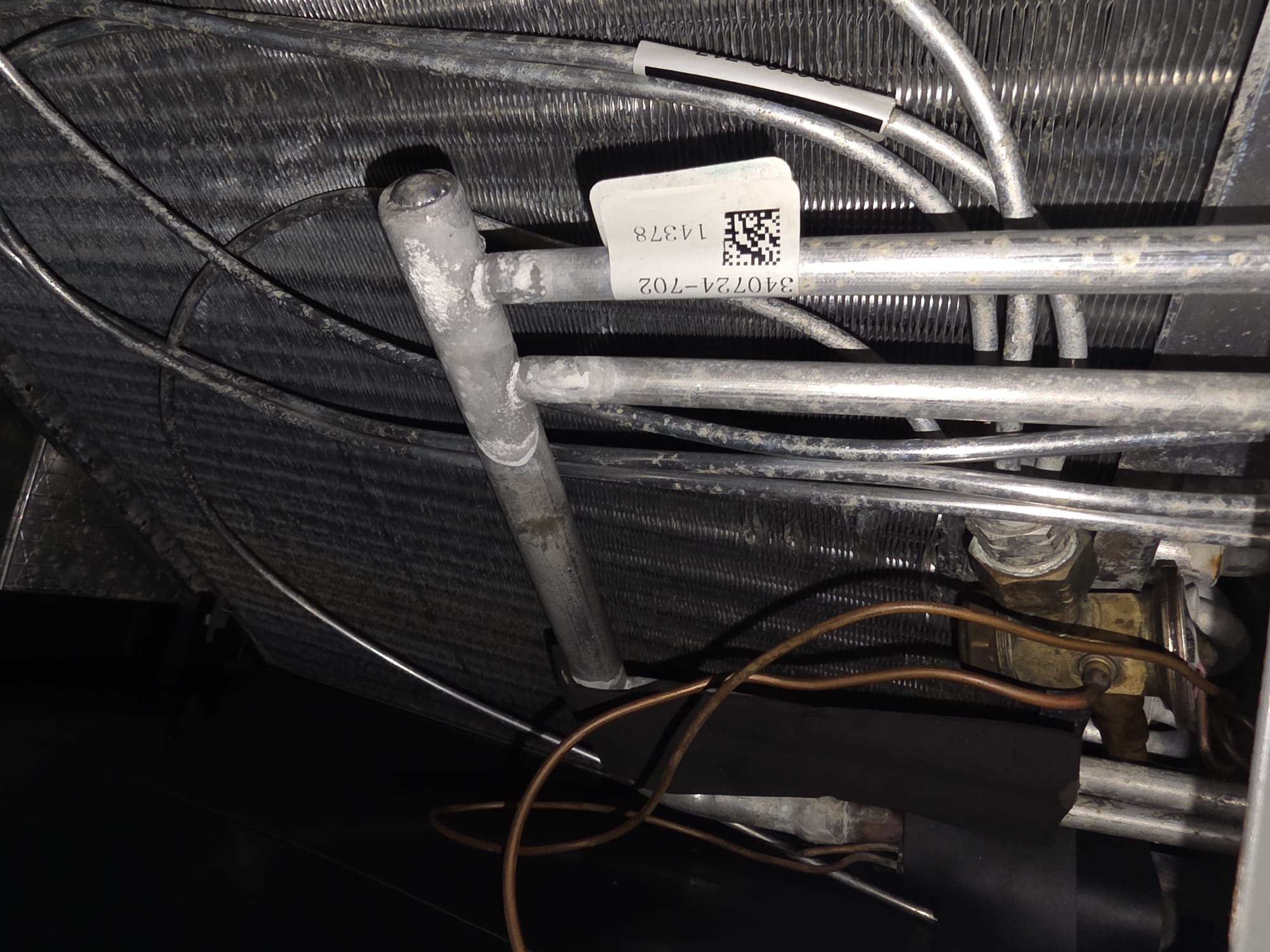 Well-maintained air handler after service