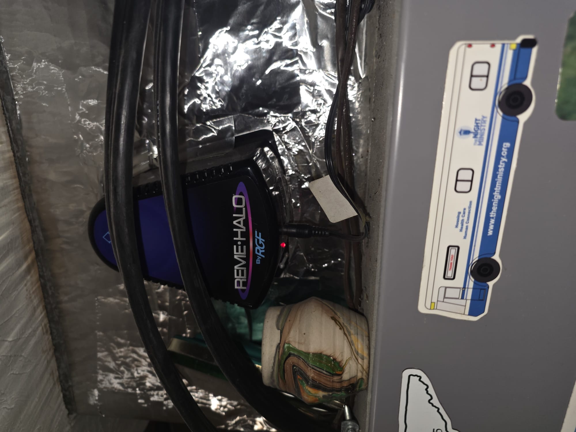 Installed Reme Halo Air Purification Device