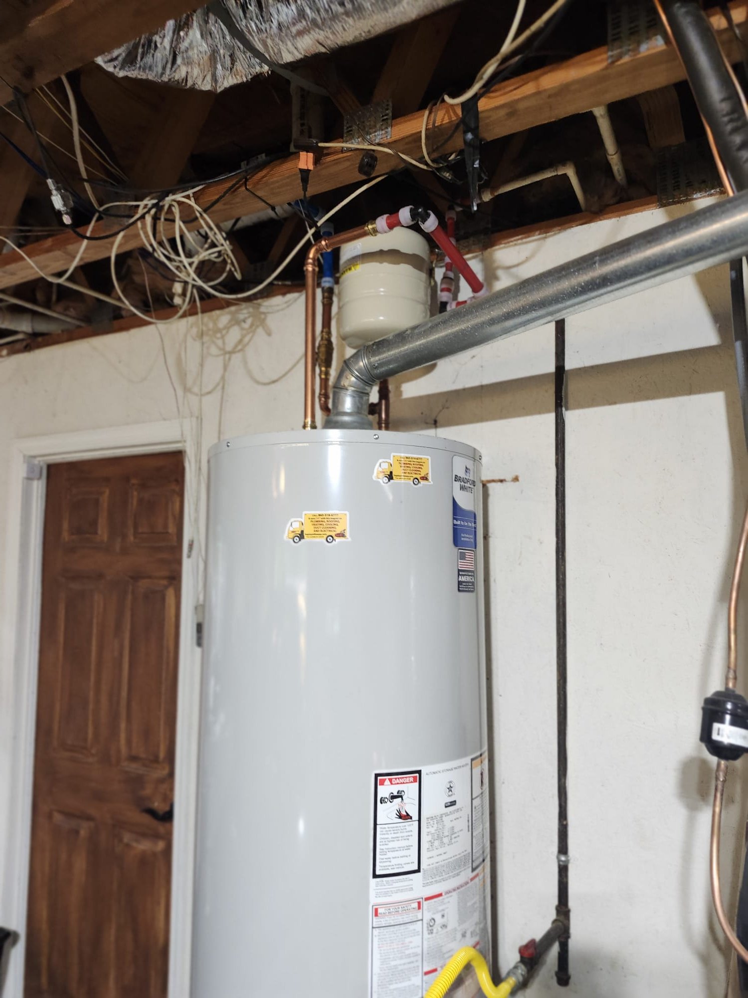 New Expansion Tank and Water Heater Setup
