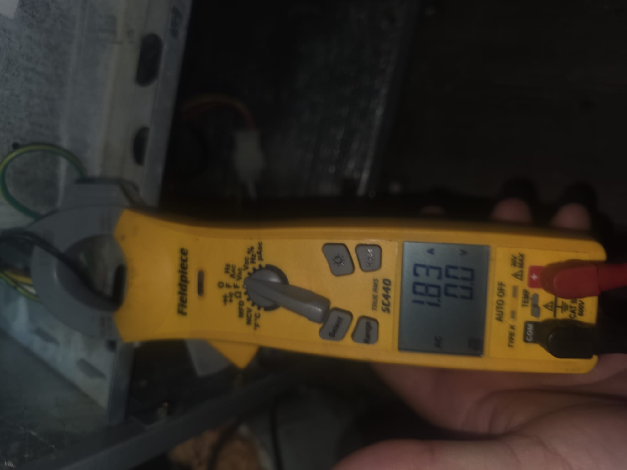 A HEP technician testing the system’s electrical load