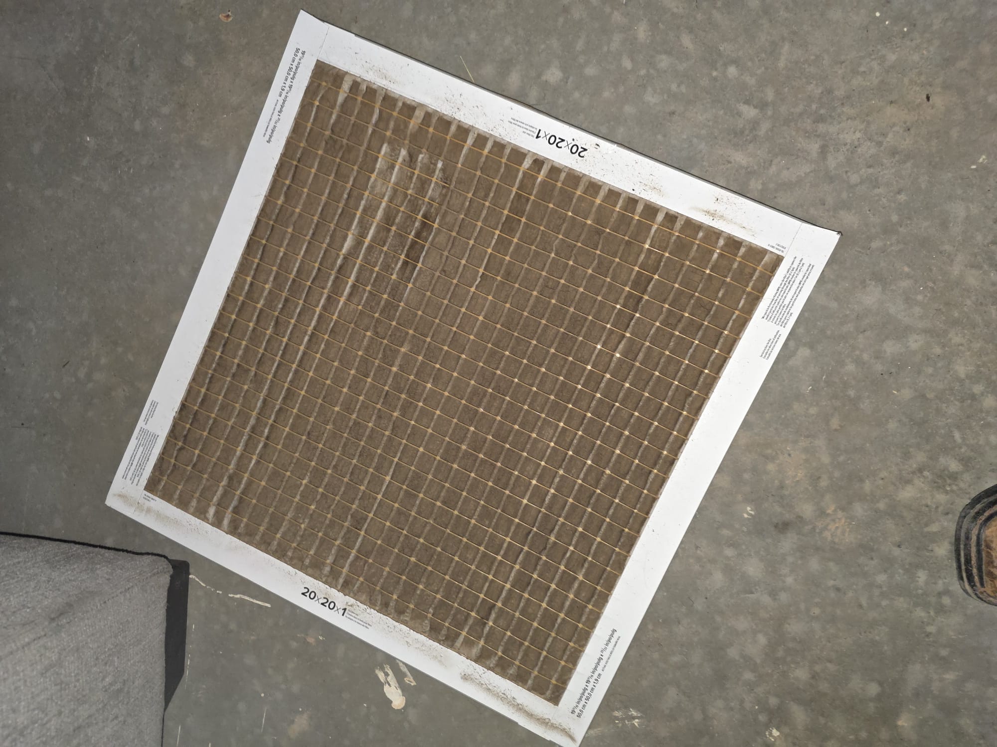 A dirty HVAC filter that can restrict airflow