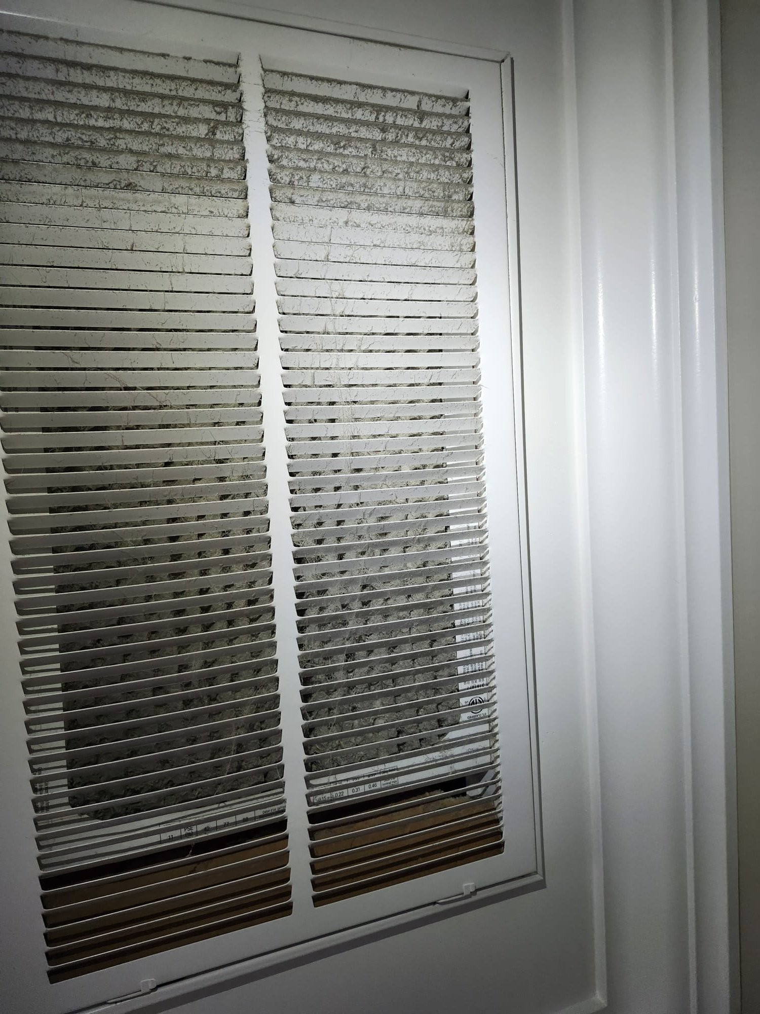 A clogged filter that can slow down cooling